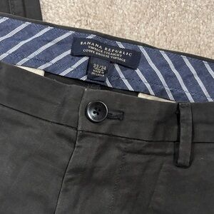 Banana Republic Men's Dark Gray Chinos